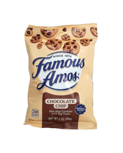 Famous Amos Chocolate Chip Cookies – 42 Count Box of Bite-Size Cookie Pouches