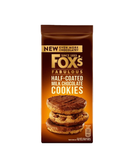 Fox’s Fabulous Half-Coated Milk Chocolate Cookies
