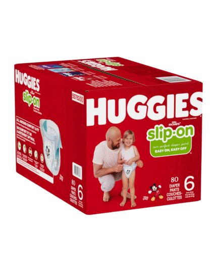 Huggies Little Movers Slip-On Diaper Pants Size 6 – 80 Count