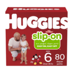 Huggies Little Movers Slip-On Diaper Pants Size 6 – 80 Count