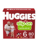 Huggies Little Movers Slip-On Diaper Pants Size 6 – 80 Count