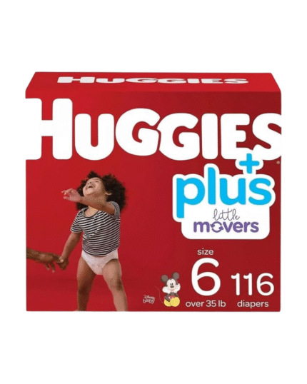 Huggies Plus Little Movers Size 6 Diapers (116 Count)