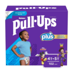 Huggies Pull-Ups Plus Training Pants for Boys 4T–5T (102 Count)