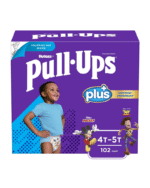 Huggies Pull-Ups Plus Training Pants for Boys 4T–5T (102 Count)