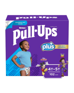 Huggies Pull-Ups Plus Training Pants for Boys 4T–5T (102 Count)