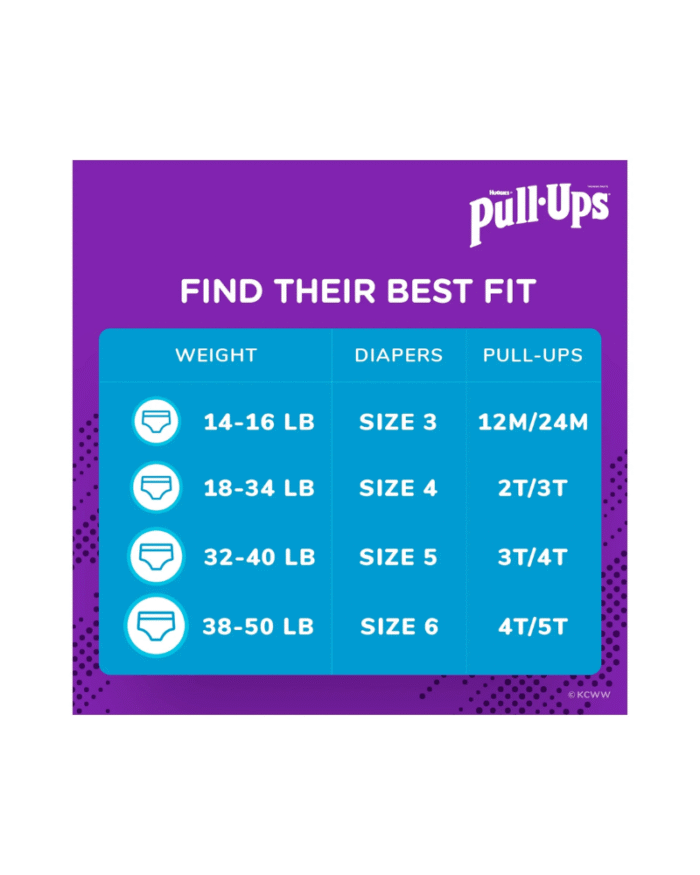 Huggies Pull-Ups Plus Training Pants for Boys