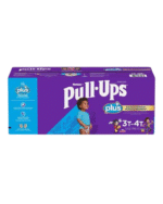 Huggies Pull-Ups Plus Training Pants for Boys, Size 3T–4T 116 Count