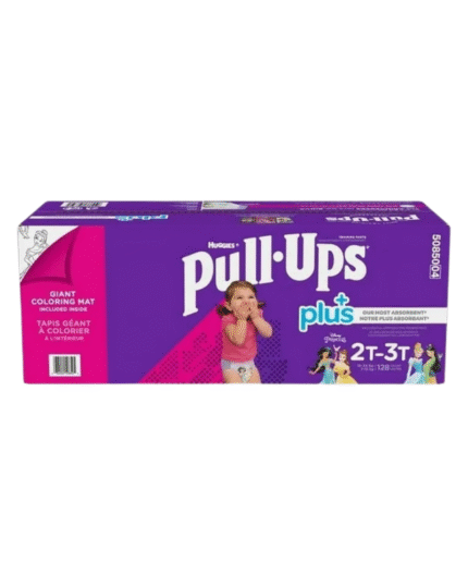 Huggies Pull-Ups Plus Training Pants for Girls 2T-3T