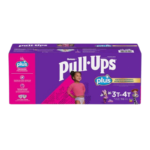Huggies Pull-Ups Plus Training Pants for Girls 3T–4T 116 Count