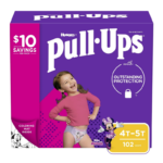 Huggies Pull-Ups Training Pants for Girls 4T-5T (102 Count)