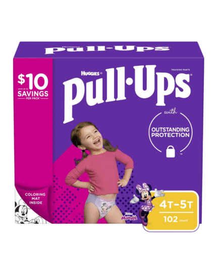 Huggies Pull-Ups Training Pants for Girls 4T-5T (102 Count)