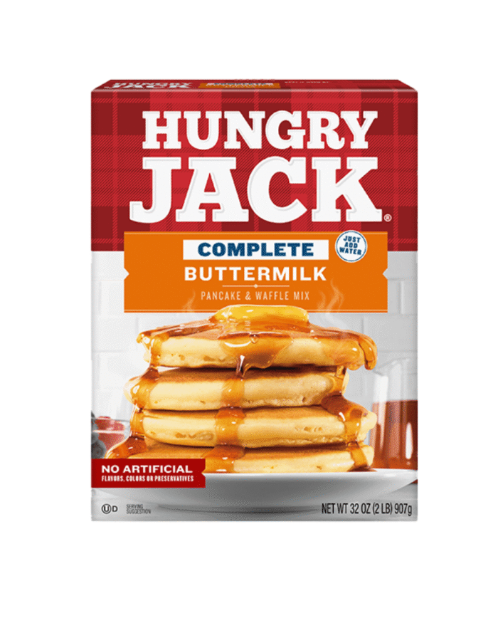 Hungry Jack Complete Buttermilk Pancake & Waffle Mix 907g – Family Size