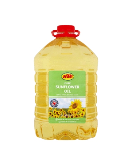 KTC Pure Sunflower Oil 5L – Light, Healthy & Versatile Cooking Oil