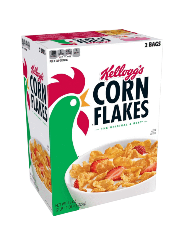 Kellogg’s Corn Flakes Cereal 43oz (2 Bags)