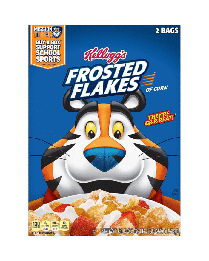 Kellogg’s Frosted Flakes Cereal 61.9 oz (2 Bags)