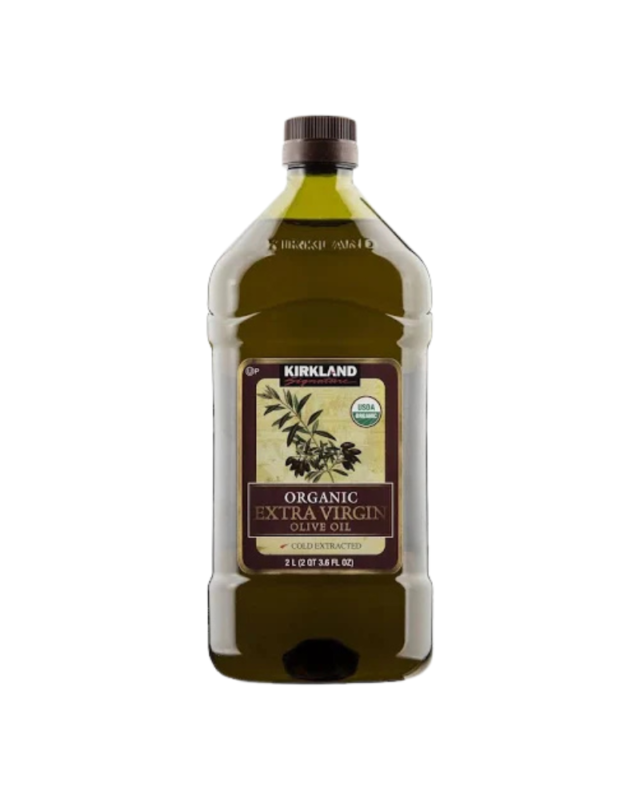 Kirkland Organic Extra Virgin Olive Oil 2L – Cold Extracted, USDA Certified
