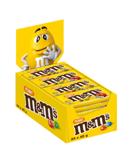 M&M’s Peanut Chocolate 24-Pack (45g)