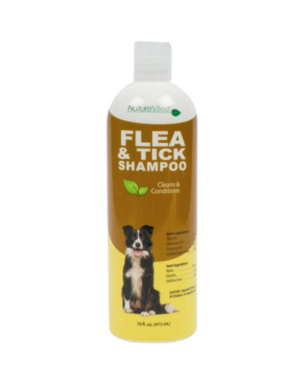 Nature’s Best Flea and Tick Shampoo for Dogs (16 oz)