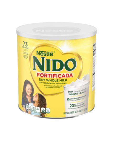 Nestle Nido Fortificada Dry Whole Milk (2.2 kg) Canister | 73 Servings