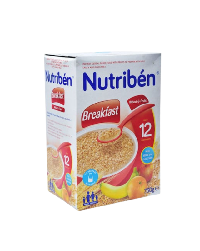 Nutribén Breakfast Wheat & Fruits Cereal 750g