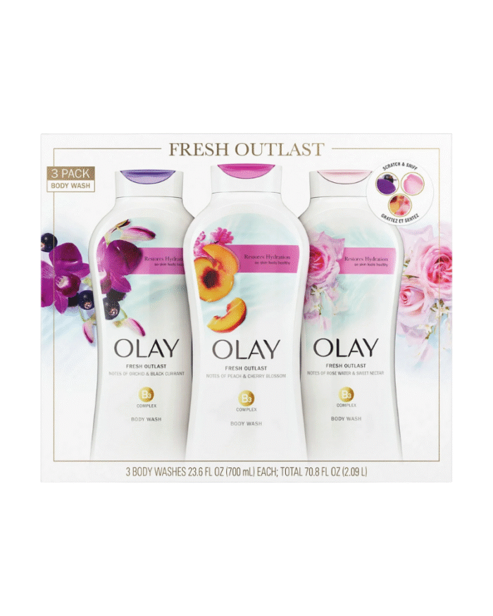 Olay Fresh Outlast Body Wash 3-Pack