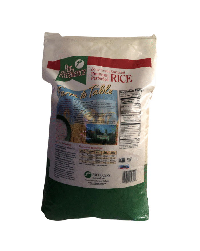 Par Excellence Premium Parboiled Rice (50lb Bag)