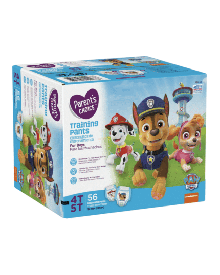 Parent's Choice Training Pants 4T-5T for Boys – 56 Count