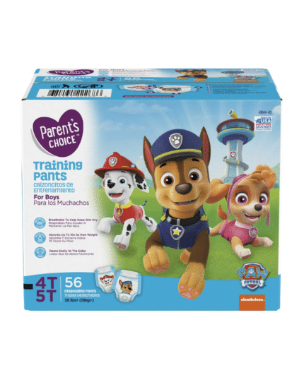 Parent's Choice Training Pants 4T-5T for Boys – 56 Count