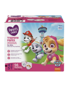Parents Choice Training Pants 4T–5T for Girls – 56 Count