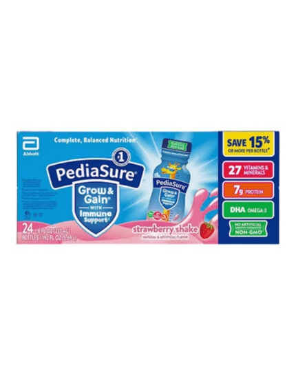PediaSure Grow & Gain Strawberry Shake 24-Pack