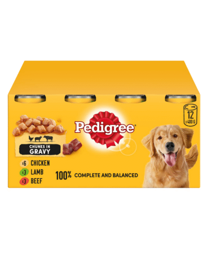 Pedigree Chunks in Gravy Mixed 12- Pack