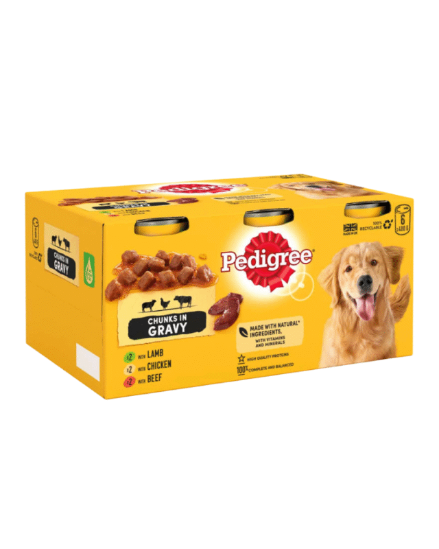 Pedigree Chunks in Gravy Mixed 6-Pack