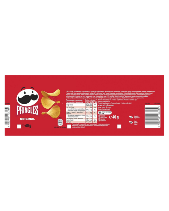 Pringles Original 40g – 12 Pack