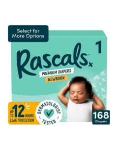 Rascals Premium Diapers Newborn Size 1
