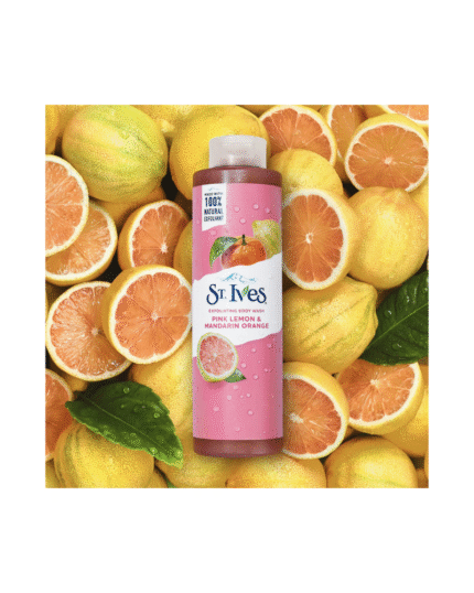 St. Ives Exfoliating Body Wash Pink Lemon & Mandarin Orange 650ml
