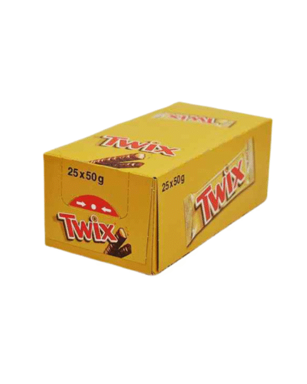 Twix Chocolate Bars – 25 x 50g