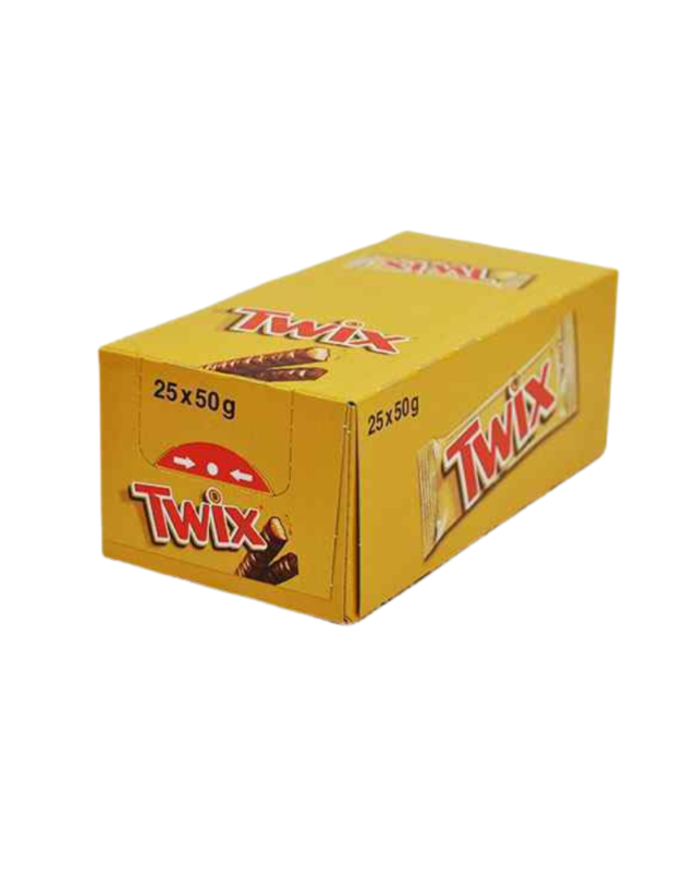 Twix Chocolate Bars – 25 x 50g