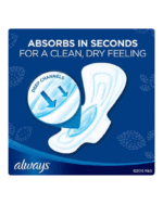 Always Maxi Overnight Pads with Wings 54 Count
