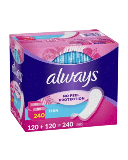 Always Thin Daily Panty Liners 240 Count