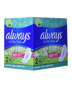 Always Ultra Thin Size 2 Long Super Pads with Wings 88 Count