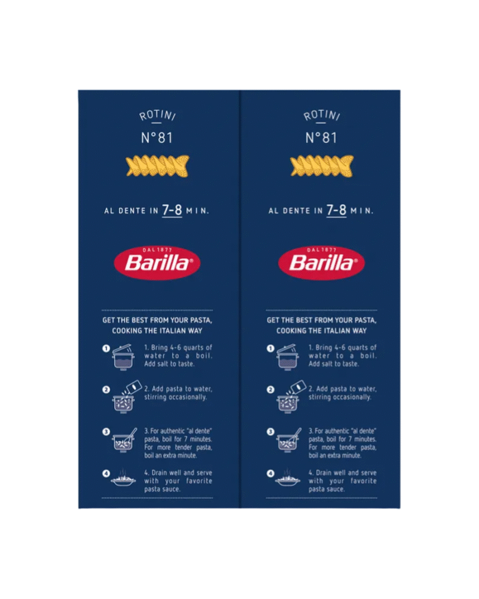 Barilla Classic Pasta Variety Pack – 7-Box Assortment of Elbows, Farfalle, and Rotini