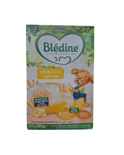 Bledina Bledine Banana & Milk Baby Cereal (6–36 Months) 250g