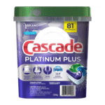 Cascade Platinum Plus Dishwasher Detergent ActionPacs, 81 Count