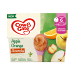 Cow & Gate Apple Orange Acerola Baby Puree 6+ Months