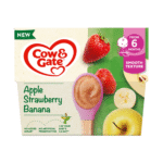 Cow & Gate Apple Strawberry Banana Baby Puree 6+ Months