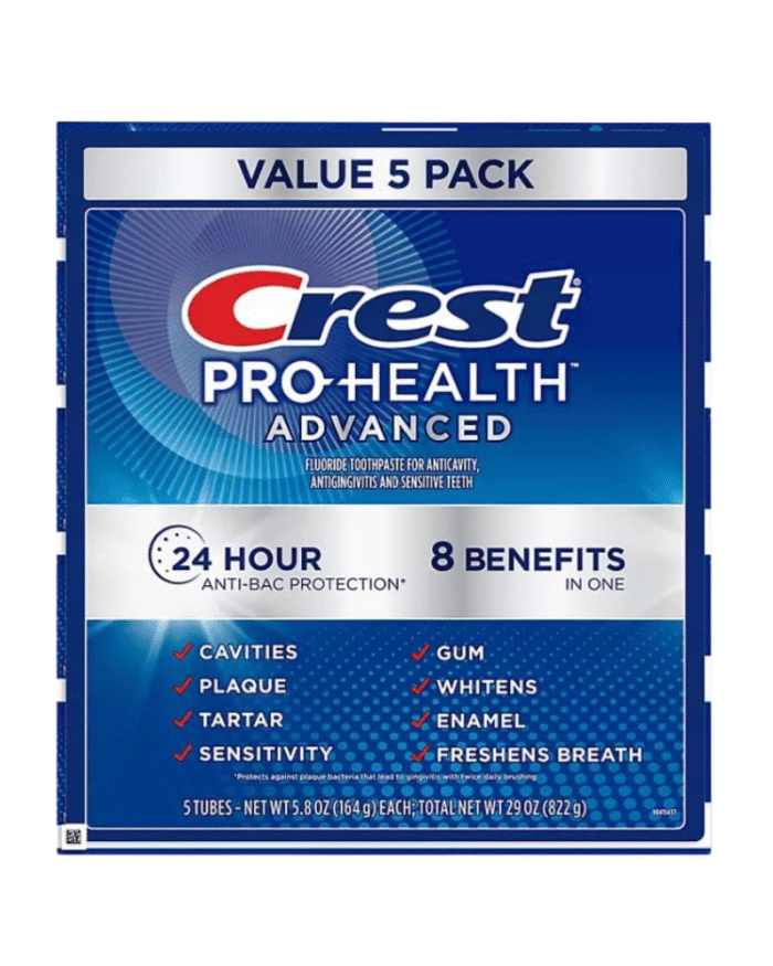 Crest Pro-Health Advanced Toothpaste Value 5 Pack