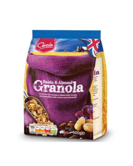 Grain Raisin & Almond Granola 500g