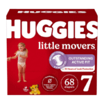 Huggies Little Movers Size 7 Diapers (68 Count)