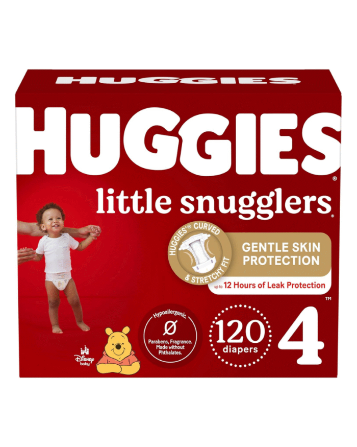 Huggies Little Snugglers Size 4 Diapers (124 Count)