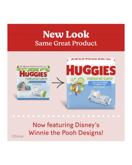 Huggies Natural Care Baby Wipes with Cucumber & Green Tea – 1008 Count